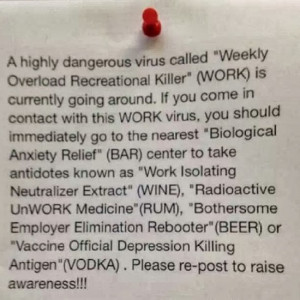 highly dangerous virus called “WORK”