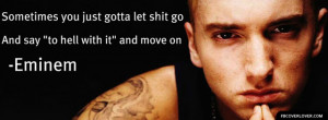 Inspiration From Eminem on FB Covers with Quotes