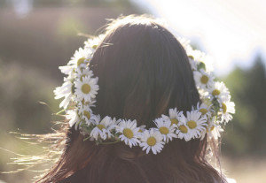 Daisy flower crown