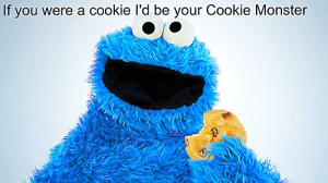Note cookie Monster cookie