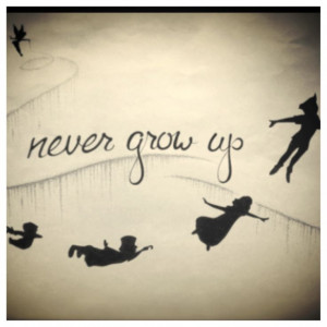 Peter Pan Never Grow Up Quotes