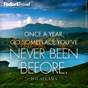 Travel Quote of the Week: On Traveling to New Places