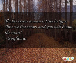 Quotes about Errors