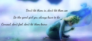 Frozen - Elsa - Lyrics to Let It Go #Disney