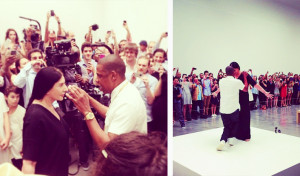 Jay-Z films music video with Marina Abramovic in New York Gallery for ...