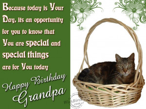Happy Birthday To A Special Grandpa