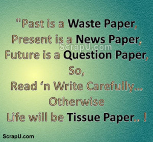 Past Waste Paper Present News