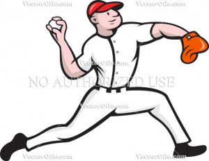 Baseball Pitcher Throwing