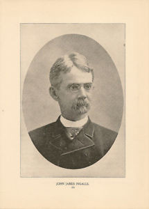 Details about John James Ingalls 1896 Antique Portrait Illustration