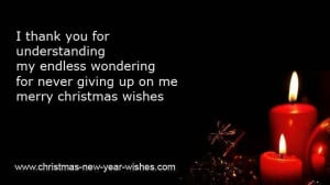 ... My Endless Wondering For Never Giving Up On Me Merry Christmas Wishes