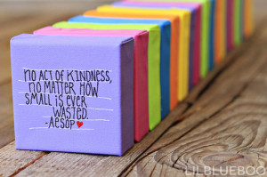 ... act of kindness, no matter how small, is ever wasted. ― Aesop #quote