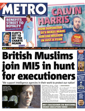 BBC News - Jihadist 'manhunt' on front pages