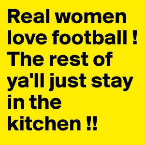 Real women love football