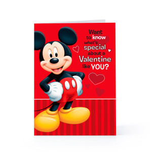Mickey Mouse Valentine's Day Cards