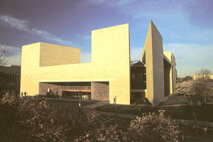 An Ultramodern BuildingShows Signs of Age