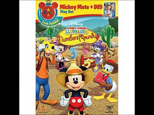 Mickey Mouse Clubhouse: Mickey's Numbers Roundup DVD plus Mote