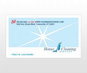 House Cleaning Templates For Business Cards Images