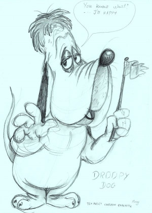 Droopy Dog Cartoon Character Droopy dog by sandaasu-fox