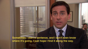 Sometimes Michael Scott just makes me speechless in tag terms.