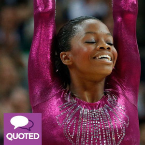 Gabby Douglas on her hair, single mom, and making history. #Quotes