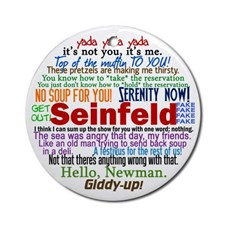 Seinfeld Quotes Ornament (Round) for