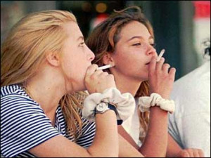 teens smoking