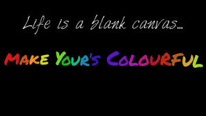 Life Quotes Rainbow Sparkel...