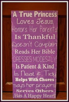 True Princess - Girl's Room Wall Hanging - 12