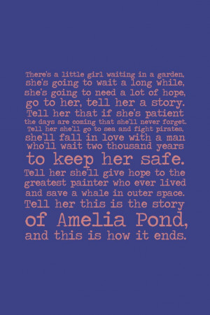 Spoiler- Amelia Pond by inkandstardust