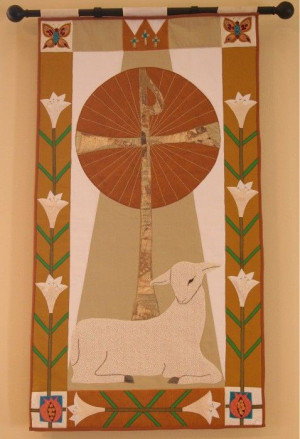 Easter processional banner of St. Boniface Episcopal Church, Comfort ...