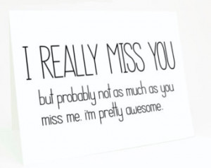 Miss You So Much Mom Quotes Funny i miss you card - i