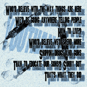 Youthanasia - Megadeth Song Lyric Quote in Text Image