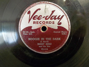 Jimmy reed 78 rpm vee jay 119 boogie in the dark 6606917