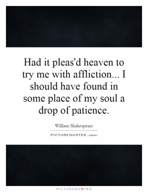 Affliction Quotes