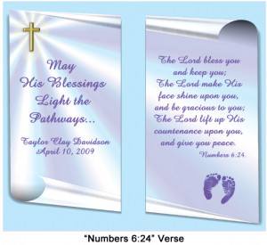 Baby's Baptism Picture Frame featuring 
