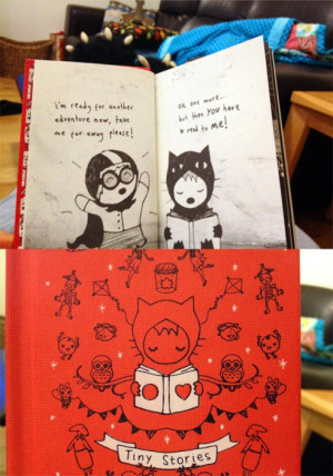 ... Tiny Book of Tiny Stories by HitRECord. A perfect stocking stuffer