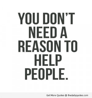 You Don't Need A Reason