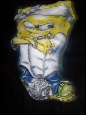 makeup spongebob is a gangsta!.wmv gangsta spongebob Image