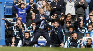 ... Chelsea and Crystal Palace at Stamford Bridge, May 3, 2015