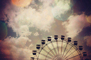 amusement park, beautiful, beauty, big sur, clothes vintage, clouds ...