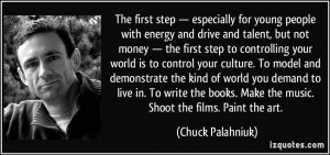 not money — the first step to controlling your world is to control ...