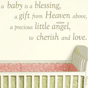 baby blessing quotes source http www wallforalldecals com baby ...