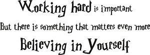 Details about HARRY POTTER FONT WORK HARD WALL ART STICKER.2 SIZES. 22 ...