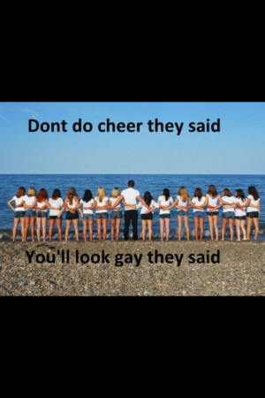 Male cheerleaders