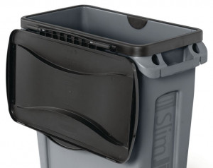 ... Waste Bins / Swing Bins / Rubbermaid Slim Jim® Containers - Swing Lid