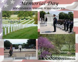 Memorial Day Group of Images from Arlington National Cemetary
