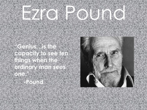 EZRA POUND - POEZII (+ note biografice)