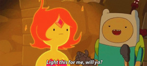 my gif finn the human Adventure Time flame princess vault of bones