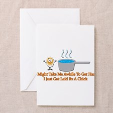 Easter - Just Got Laid copy Greeting Cards for