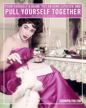 Liz Taylor knows what to do.